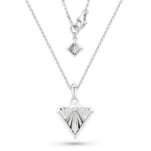 Kit Heath Diamond Shape Sterling Silver Necklace